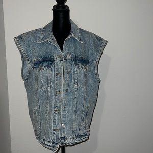 Denim Vest Size Medium